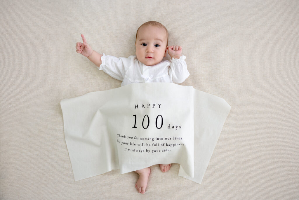 100 days baby milestone